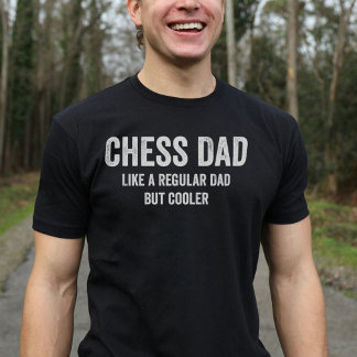T-shirt Cool Échecs Papa Drôle