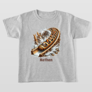 T-shirt Cool enfants log ride ajouter nom