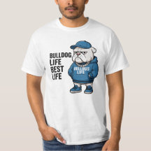 Cool English Bulldog Life Cartoon