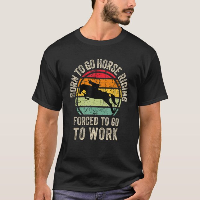 T-shirt Cool Equestrianism Graphic Horse Racing Men Women (Devant)