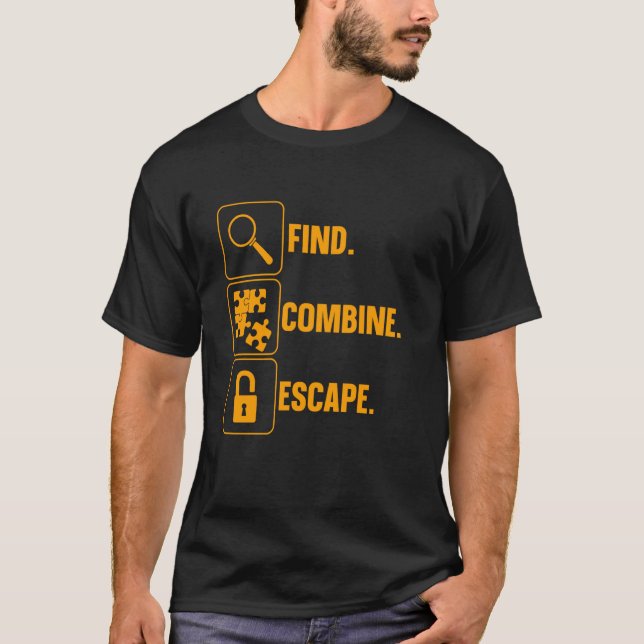 T-shirt Cool Escape Room Art Pour Hommes Femmes Enfants Es (Devant)