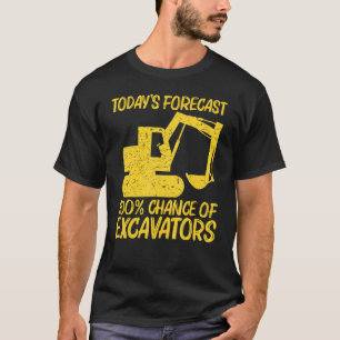 T-shirt Cool Excavateur Pour Hommes Femmes Équipement Lour