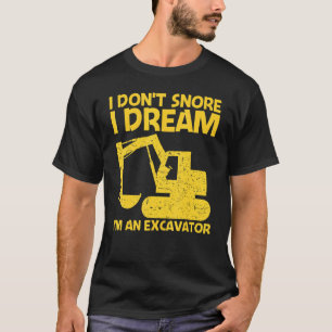 T-shirt Cool Excavateur Pour Hommes Femmes Équipement Lour
