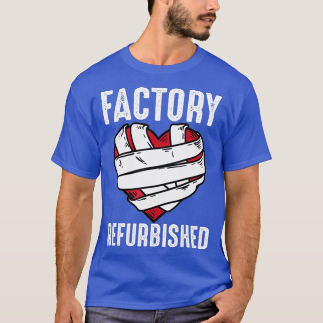 T-shirt Cool Factory rénové Coeur Funny Open Heart (Devant)