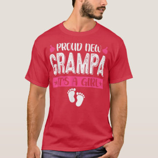 T-shirt Cool Famille Fier Nouveau Grampa C'est une fille G