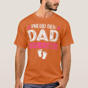 T-shirt Cool Famille Fière Nouveau Papa C'est une fille Ge