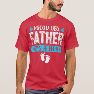 T-shirt Cool Famille Fière Nouveau Père C'est un garçon Ge