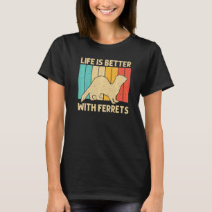 T-shirt Cool Ferret Pour Hommes Femmes Animal Ferret Propr