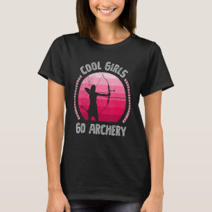 T-shirt Cool filles aller à l'arc femmes Archers