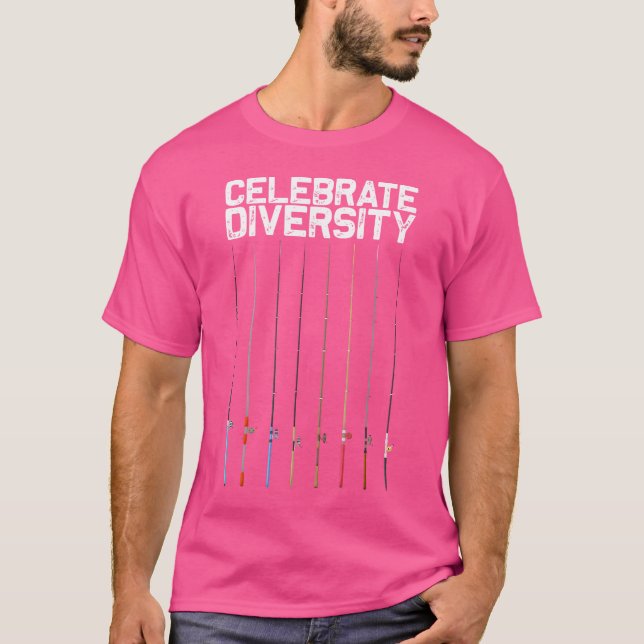 T-shirt Cool Fishing Rod Fisherman Fishing Rod (Devant)