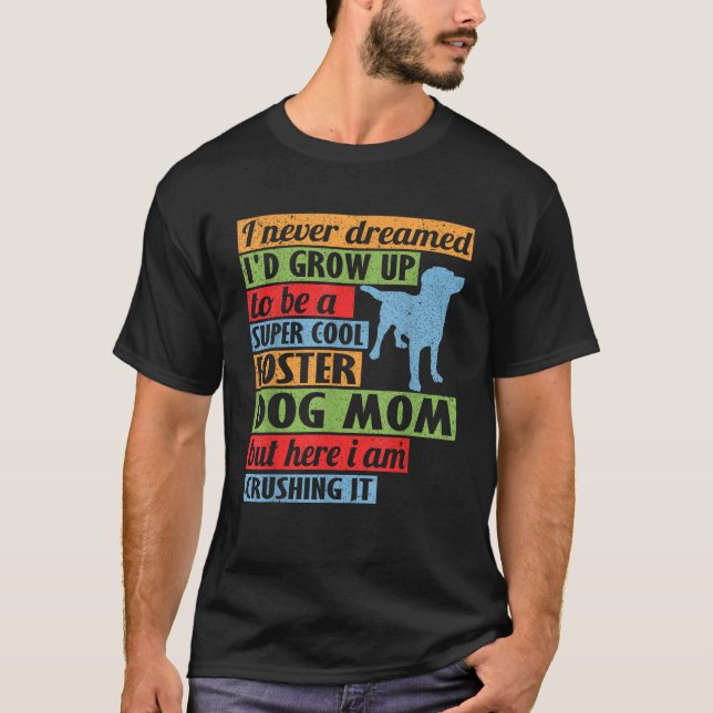 T-shirt Cool Foster Chien Maman Secourt Chien pour Hommes  (Devant)