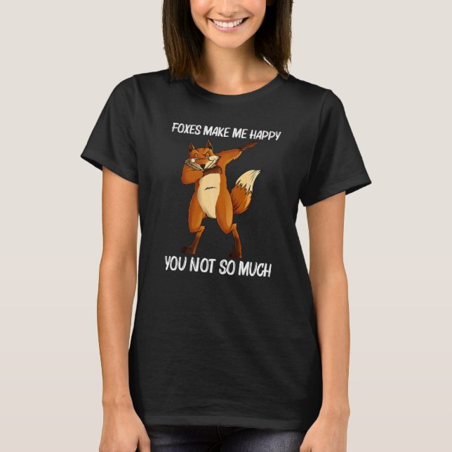 T-shirt Cool Fox For Men Women Omnivorous Mammal Animal (Devant)