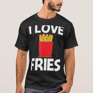 T-shirt Cool Fries Design Pour Hommes Femmes Fast Food Dis