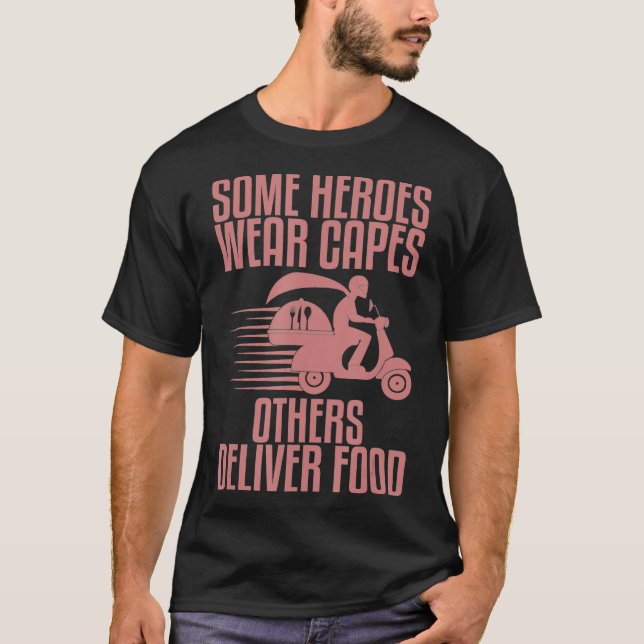 T-shirt Cool Funny Livraison de nourriture Cadeau Pizza Dr (Devant)