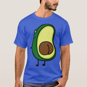 T-shirt Cool Funny Sarcastique Avocado Butt Novelty Graphi