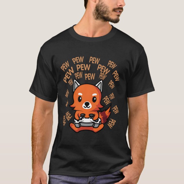 T-shirt Cool Game Lover Drôle Jeu Fox animaux cadeaux pour (Devant)