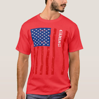 T-shirt Cool Gaming Accessorieshings Stuff USA Flag for Wo