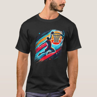 T-shirt Cool Garçons Basketballs Hommes Garçons 10 12 12 1