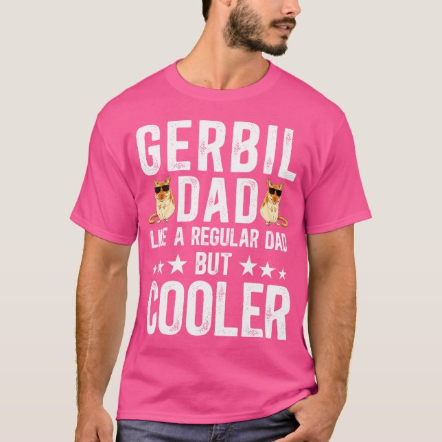 T-shirt Cool Gerbil Papa Gerbil Lover Gerbils (Devant)