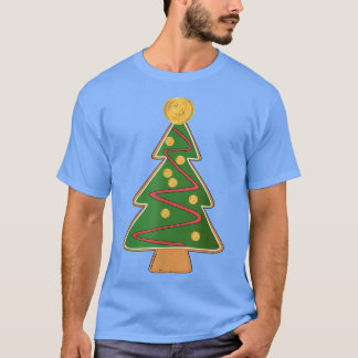 T-shirt Cool Ginger Pain Bitcoin Arbre de Noël Funny App