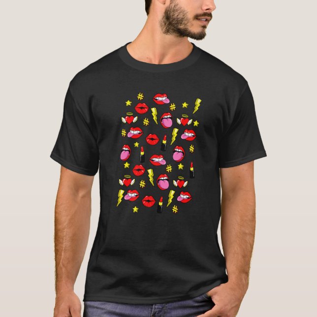 T-shirt Cool Girls Stuff Illustration Fashion Style Graphi (Devant)