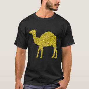 T-shirt Cool Gold Arabian Camel Dromedale Imprimer