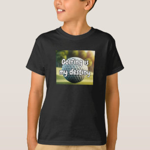T-shirt Cool Golf Ball Amusant Unique Enfants Chemise