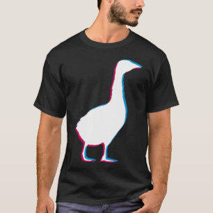 T-shirt Cool Goose Duck Silhouette élégante Oie Oie Anim