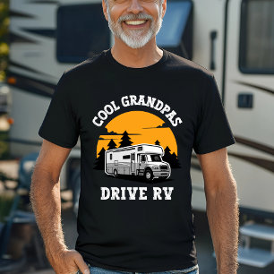 T-shirt Cool Grandpas Drive RV Adventure Design