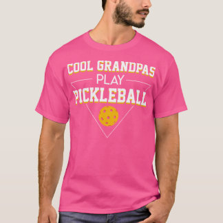 T-shirt Cool Grandpas Jouer Pickleball Cool Pickleball
