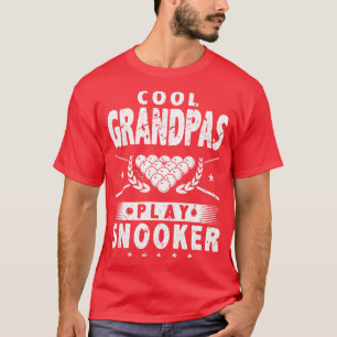 T-shirt Cool Grandpas Jouer Snooker