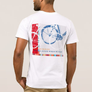 T-shirt cool graphique et vélo urbain inspiré