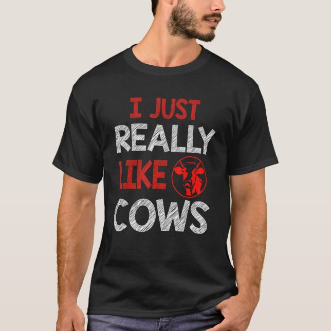 T-shirt Cool Graphiques Tee - shirts J'Aime Vraiment Vraim (Devant)