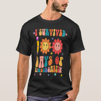 T-shirt Cool Groovy 100 Jours Prof Élève Heureux 100 Jour