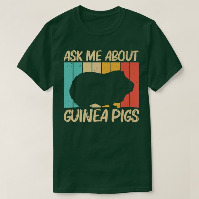 T-shirt Cool Guinea Pig Design For Men Women Cavy Pet Rode (Design devant)