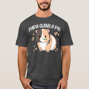 T-shirt Cool Guinée Cochon Pour Hommes Papa Wheek Fluffy C