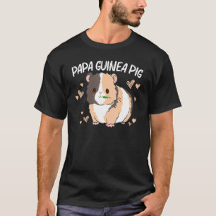 T-shirt Cool Guinée Cochon Pour Hommes Papa Wheek Fluffy C