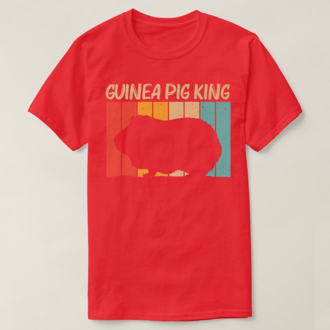 T-shirt Cool Guinée Conception de porc pour hommes garçons (Design devant)
