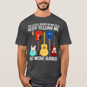 T-shirt Cool Guitar Design For Men Women Band Player Music