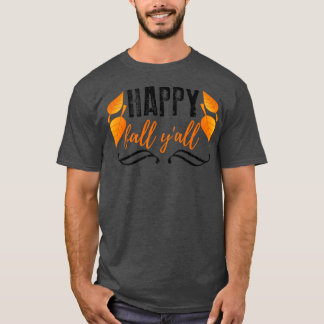 T-shirt Cool Happy Automne Yall Automne Harvest Leaf