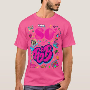 T-shirt Cool Homme Enfants Femme Retro I Heart 80'S Rb Mus
