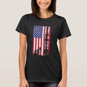 T-shirt Cool Huile Terrain Art Pour Hommes Femme Forage Hu
