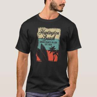 T-shirt Cool Huntington Beach Surfing Concours Premium