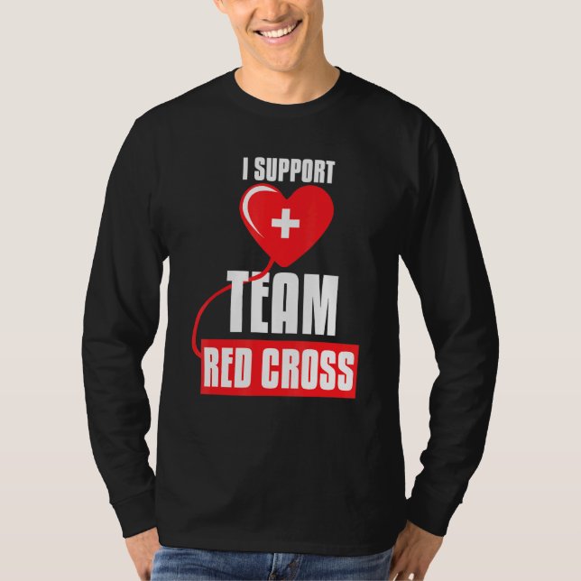 T-shirt Cool I Soutien de l'équipe Croix-Rouge S'occuper d (Devant)