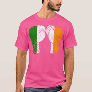 T-shirt Cool Irlande Drapeau Irlandais Drapeau Boxer Gants