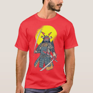 T-shirt Cool Japonais Samurai Japon Guerrier Sword Fighter
