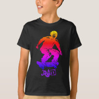 Cool Jaune Rouge Violet Skateboard Rad Sports