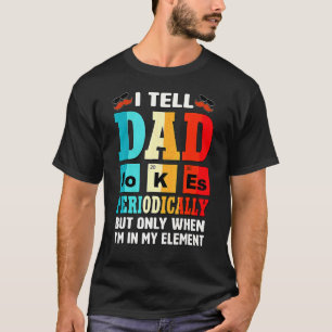 T-shirt Cool Je dis à papa plaisante Humour papa Fête des