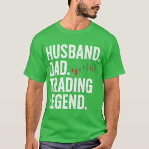 T-shirt Cool Jour Échange Pour Papa Père Stock Trader Stoc
