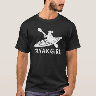 T-shirt Cool Kayak Design Pour Femmes Filles Kayak Kayak L